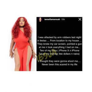 Ghanaian actress Mensah, robbed in Festac, Lagos Load more comments