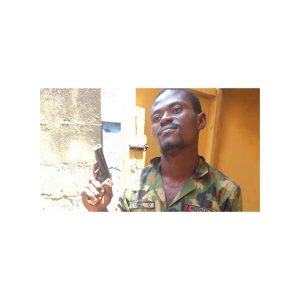 Serving soldier nabbed for alleged robbery, cultism