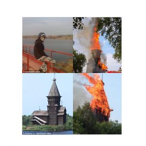 15-yr-old Satanist burns down a 250-yr-old historic church