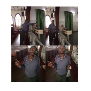 Man caught using wire to steal from tithe box