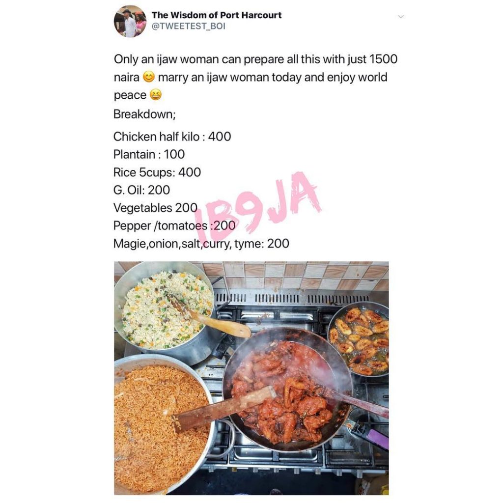 Man flaunts what his wife pulled off with N1.5k