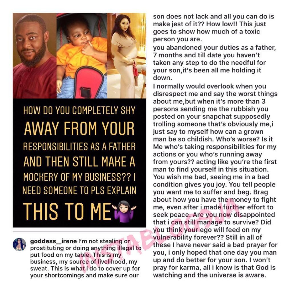 Babymama of Dangote's inlaw, Jamil, accuses him of mocking his business