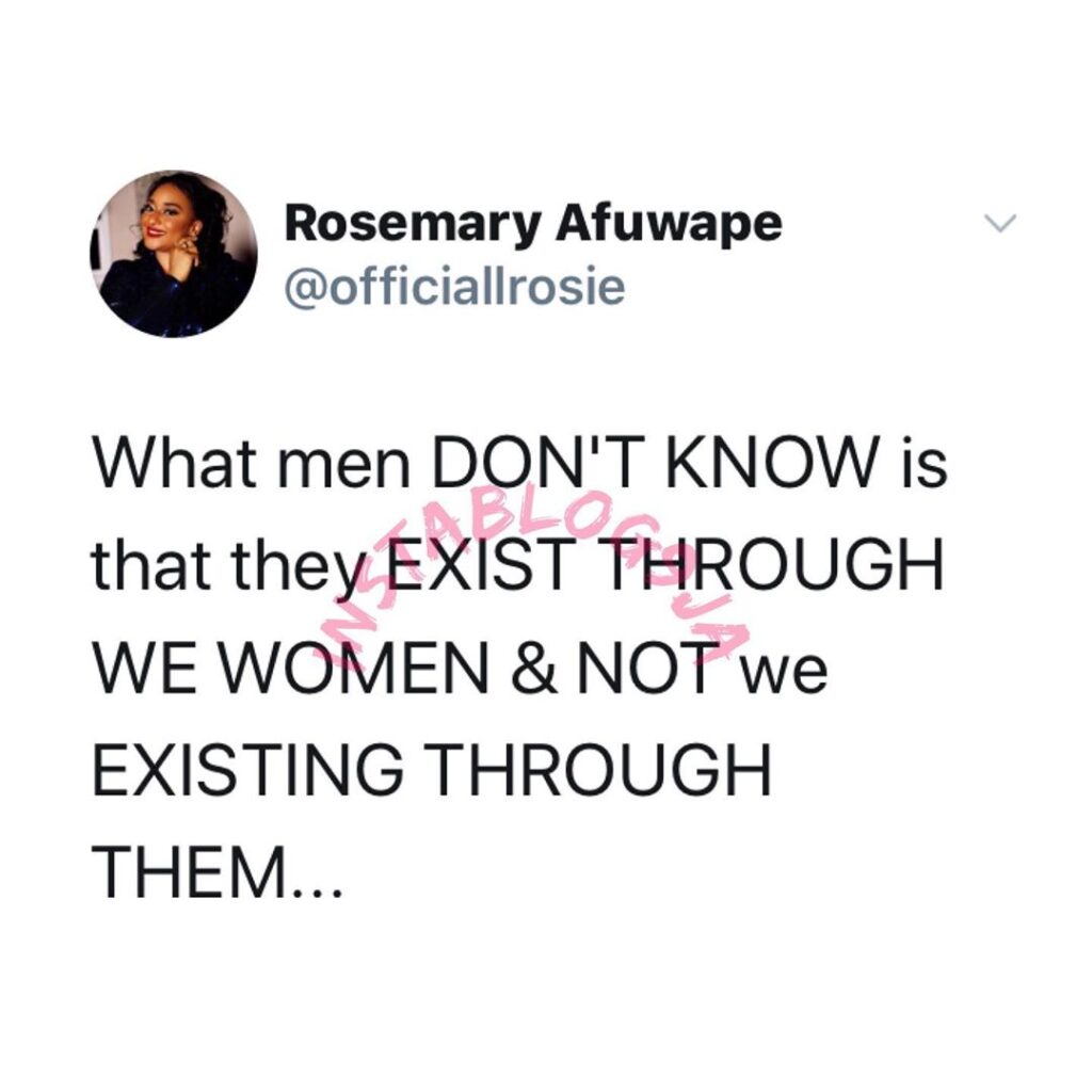 Men exist through we women - Ultimate Love winner, Rose