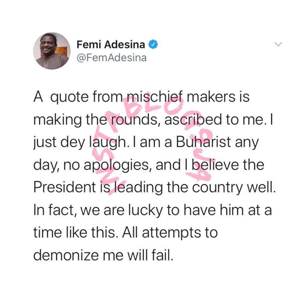 Nigeria is lucky to have him as president at a time like this — Buhari’s S.A, Femi Adesina