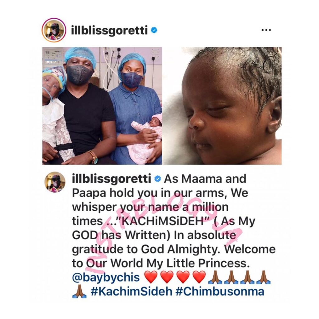 Rapper Illbliss and Wife welcome their second child