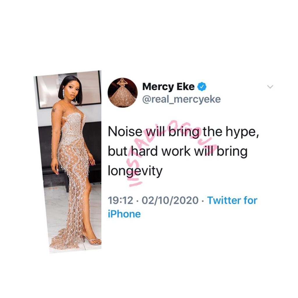 Reticent Nigerian celebrity, Mercy Eke, shares the secret to her longevity in the Nigerian entertainment industry