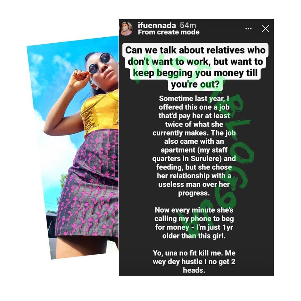 “Two yrs after BBN, my relatives think I’m wicked because I didn’t share money,” IfuEnnada goes on a lengthy rant about entitled relatives [Swipe]