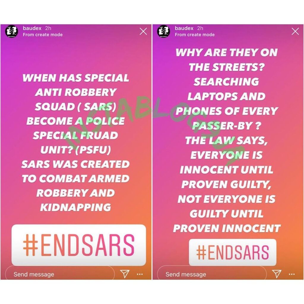 You can’t use GUNS and EXCESSIVE FORCE to BATTLE CYBER AND COMPUTER CRIME.Tell your Fathers and Mothers in office to have sense - Businessman / Entrepreneur BAUDEX [SWIPE]