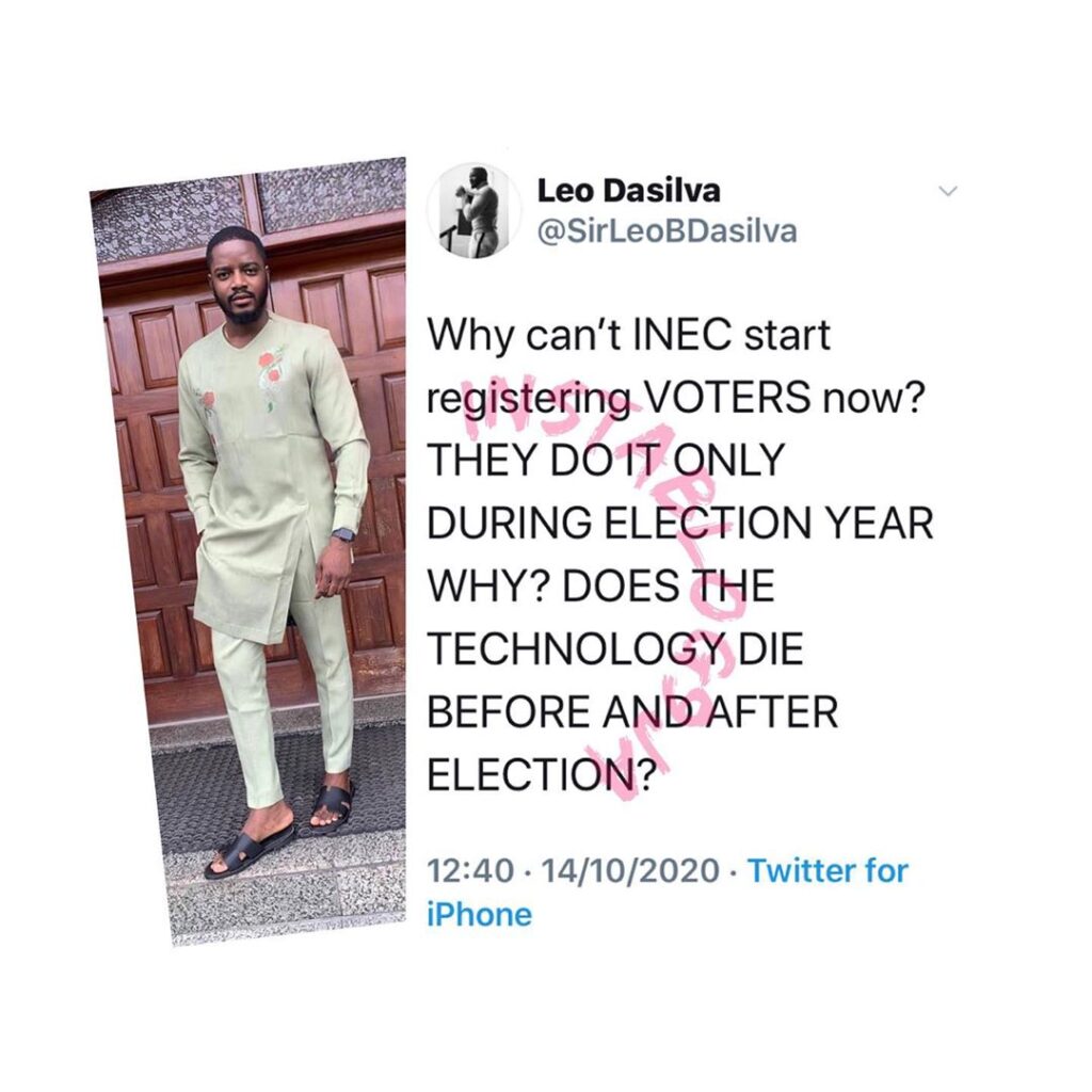 BBN’s Leo DaSilva queries the Independent National Electoral Commission