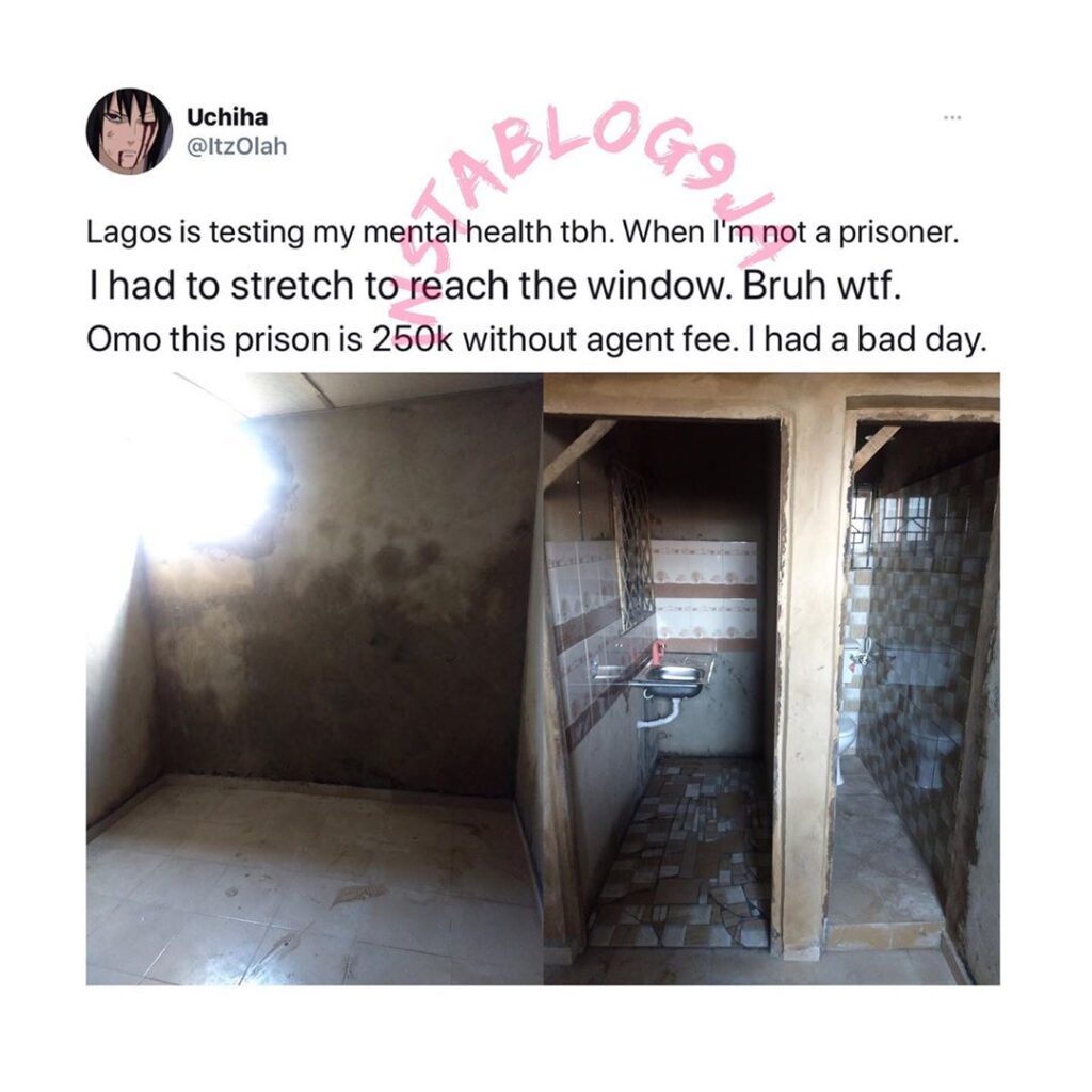 Man shows off the deluxe apartment he found while house-hunting in Lagos