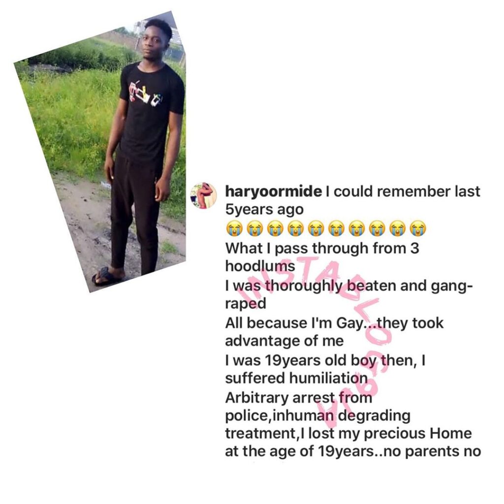 I tested positive to HIV after being gang raped by 3 men for being gay — Chef Ayo. [Swipe]