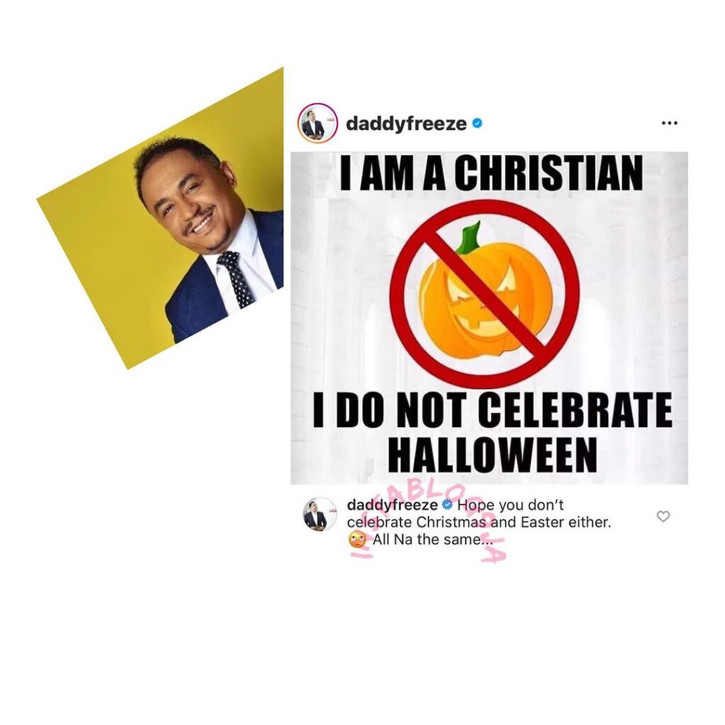 Christmas , Easter and Halloween are all the same — Daddy Freeze