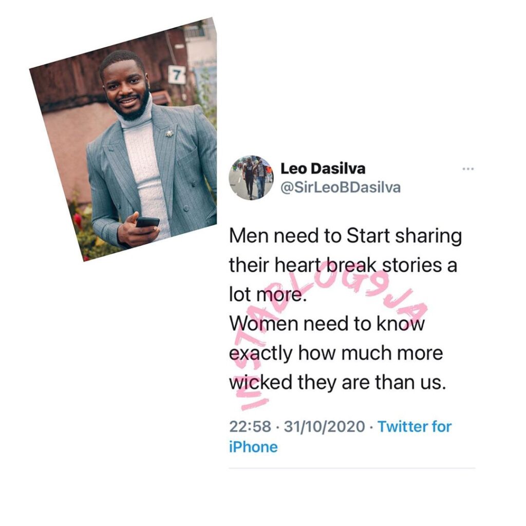 Why men need to start sharing their heart break stories — BBN’s Leo DaSilva