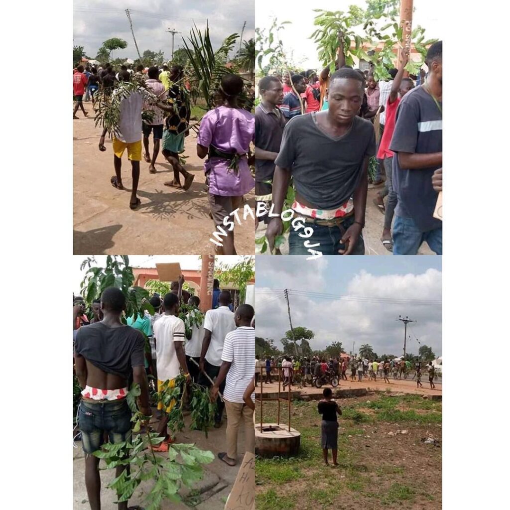 Benue youth protest the incessant disappearance of their penises