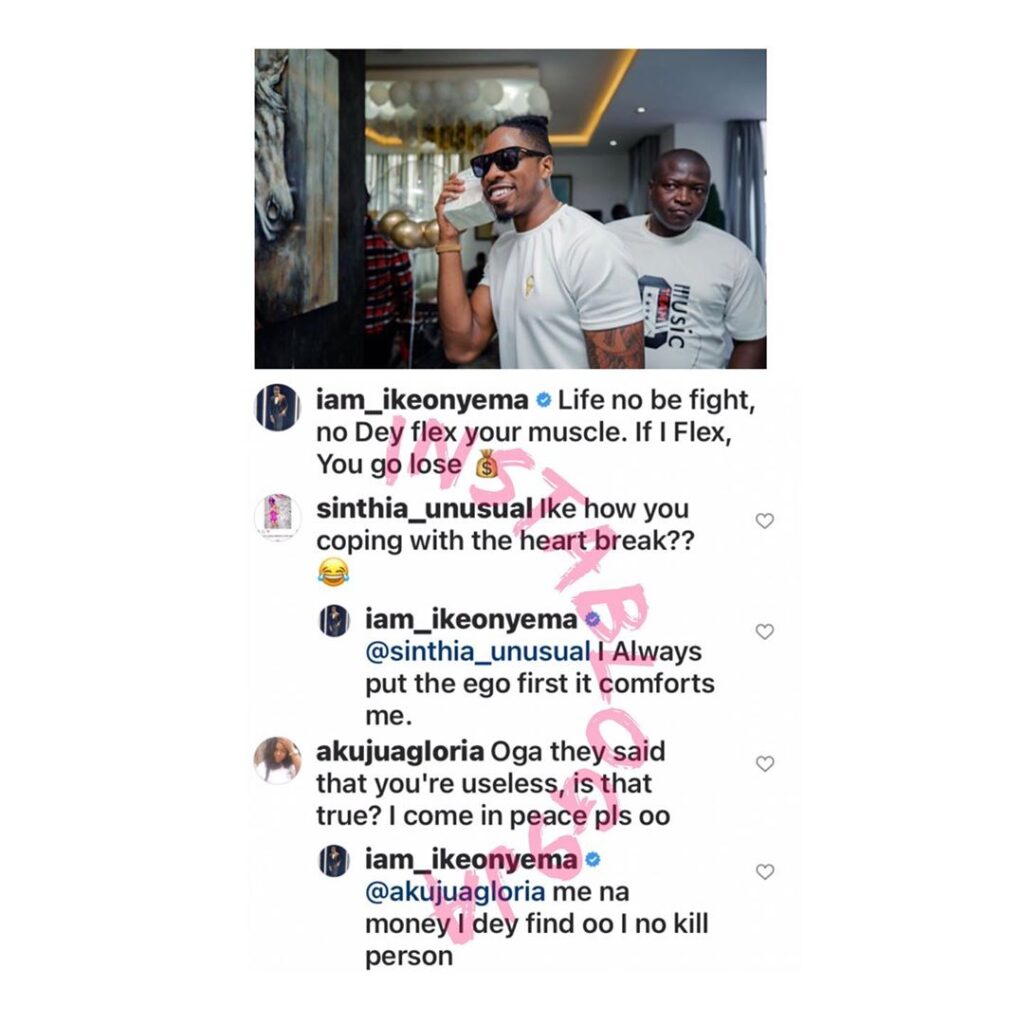 Reality Tv star Ike Onyema comes under fire after allegedly being dumped by Mercy Eke. [Swipe]