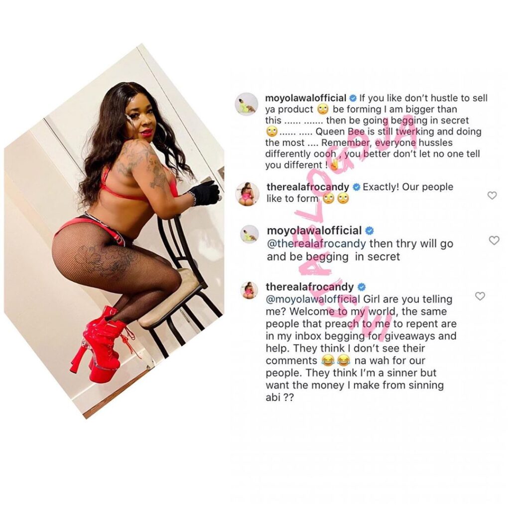 The same people preaching to me to repent are in my DM begging for the money I made from ‘sinning.’ — Porn actress Afrocandy