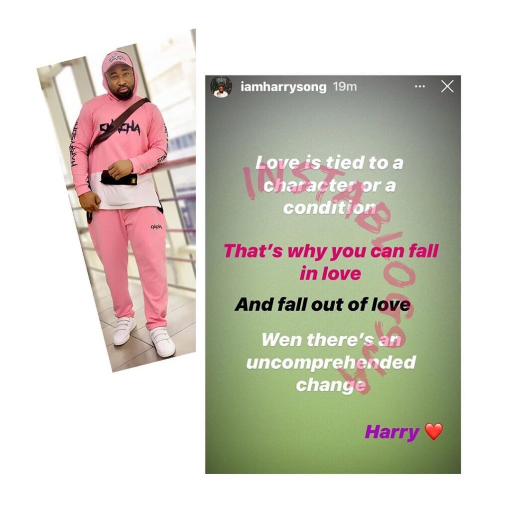 Why people fall in and out of love — Singer Harrysong