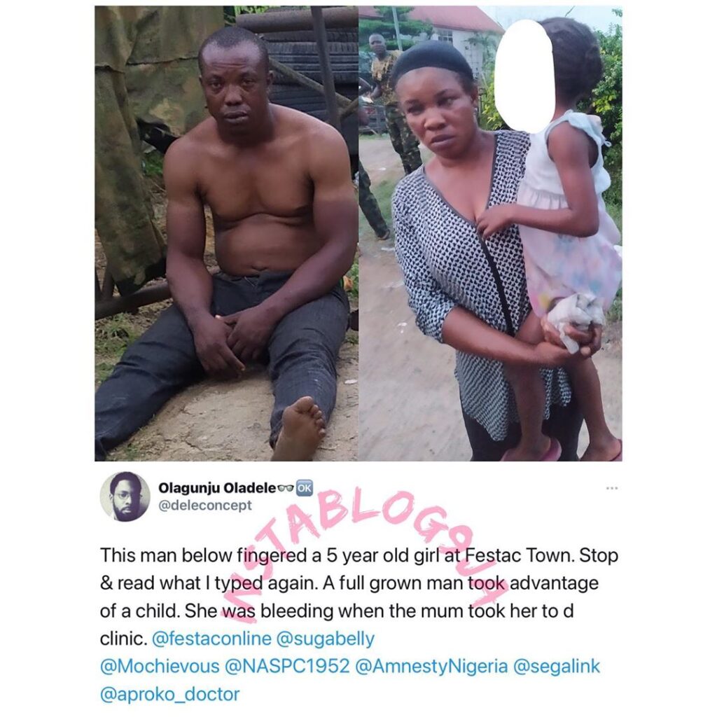 Environmentalist’s intervention stops the Lagos police from setting a child molester free due to the inability of the victim’s mom to bribe. [Swipe]