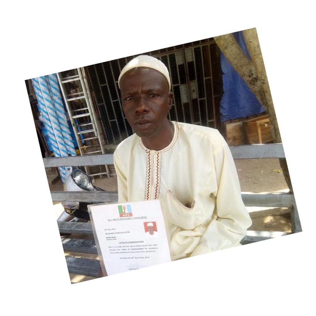Man who trekked for Buhari in 2015, seeks assistance as he suffers limb pains