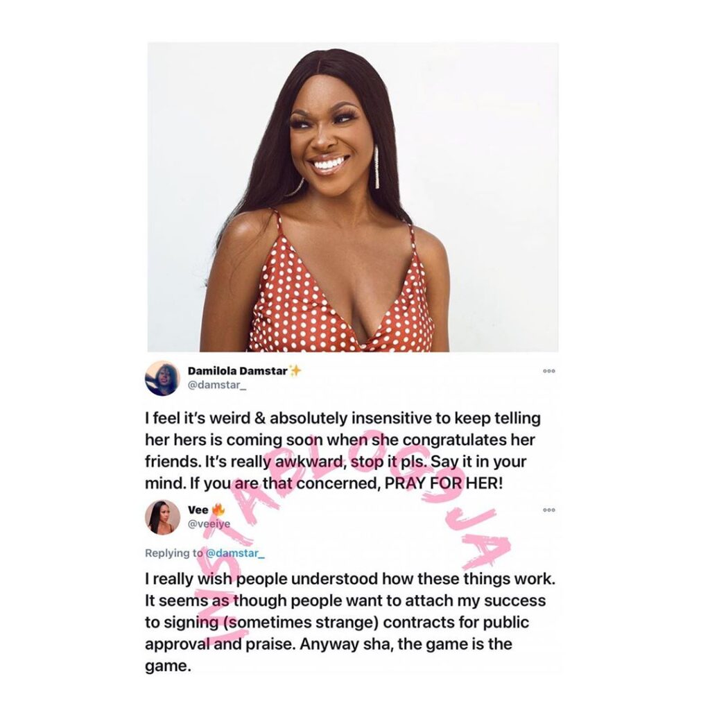 BBNaija’s Vee reacts after being dragged for not securing any endorsement deal