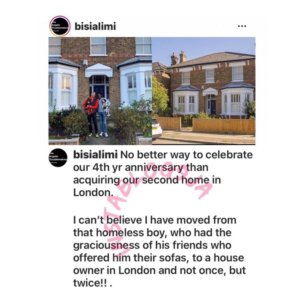 Activist Bisi Alimi and husband acquire their second home in London