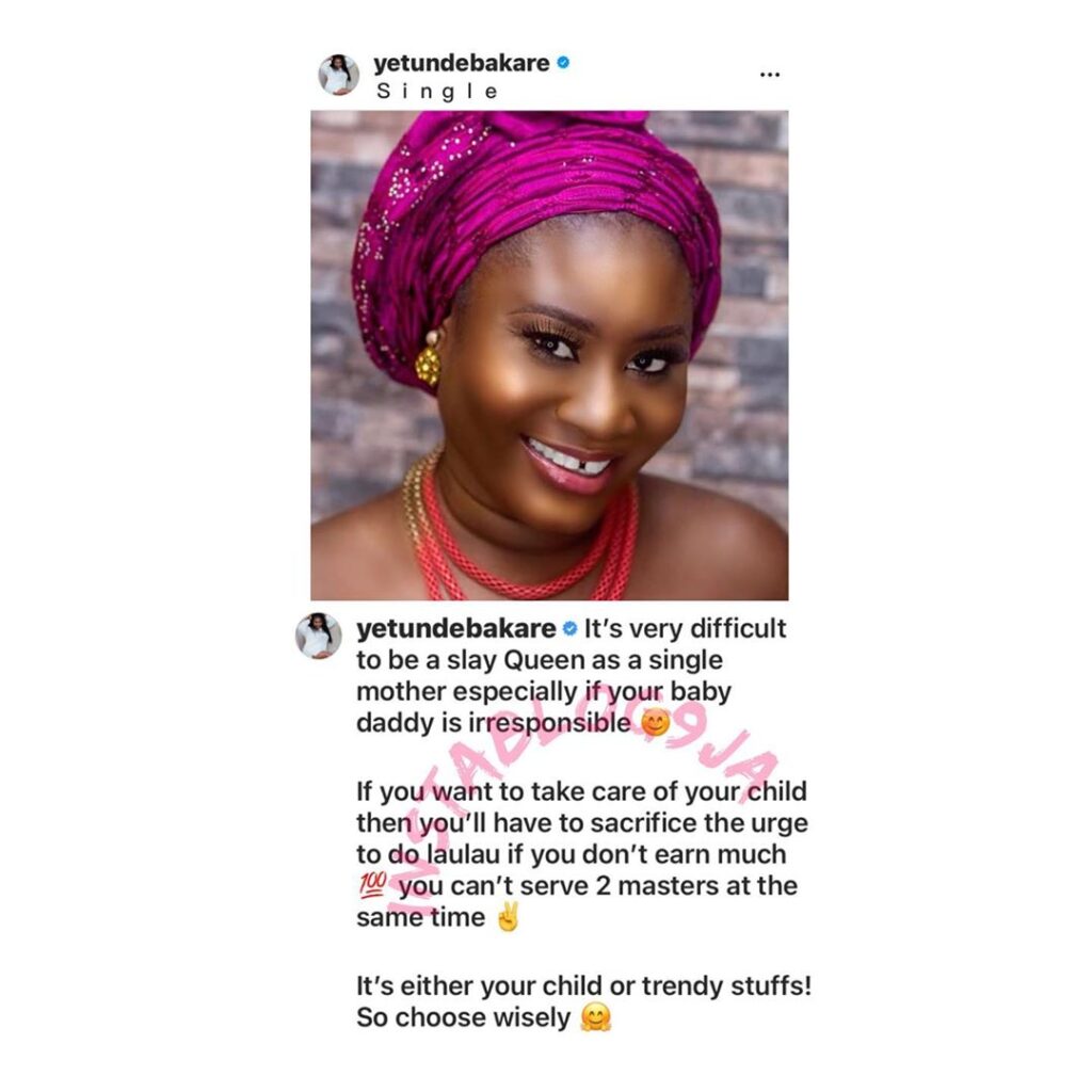 It’s very difficult to be a slay Queen as a single mom — Actress Yetunde Bakare
