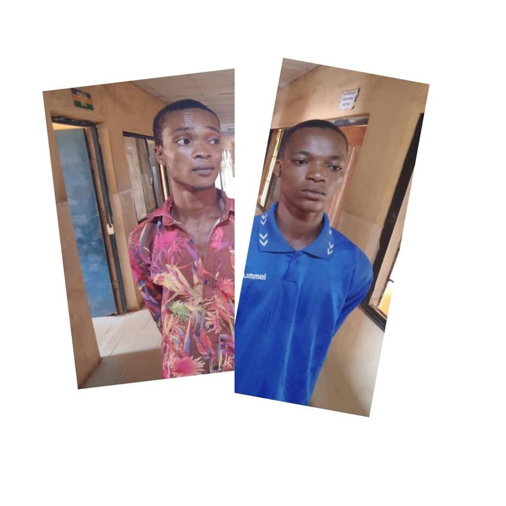 Two arrested for allegedly gang-raping a 14yr old girl in Ogun