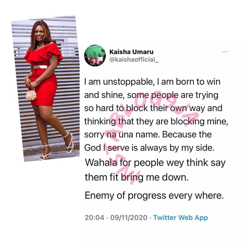 “I’m unstoppable,” BBN’s Kaisha notifies her enemies before it’s too late
