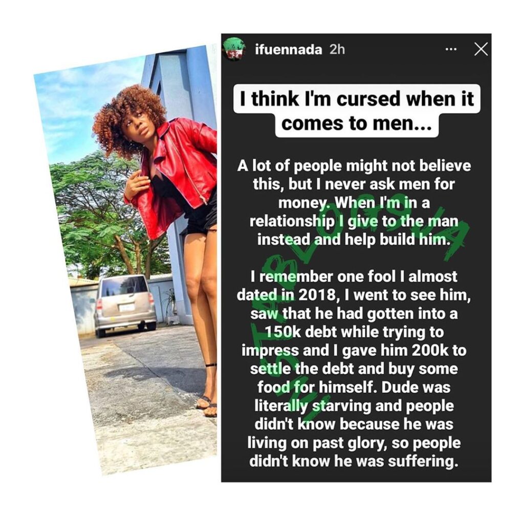 Reality Star, IfuEnnada, address her ‘no-man’ conundrum [Swipe]