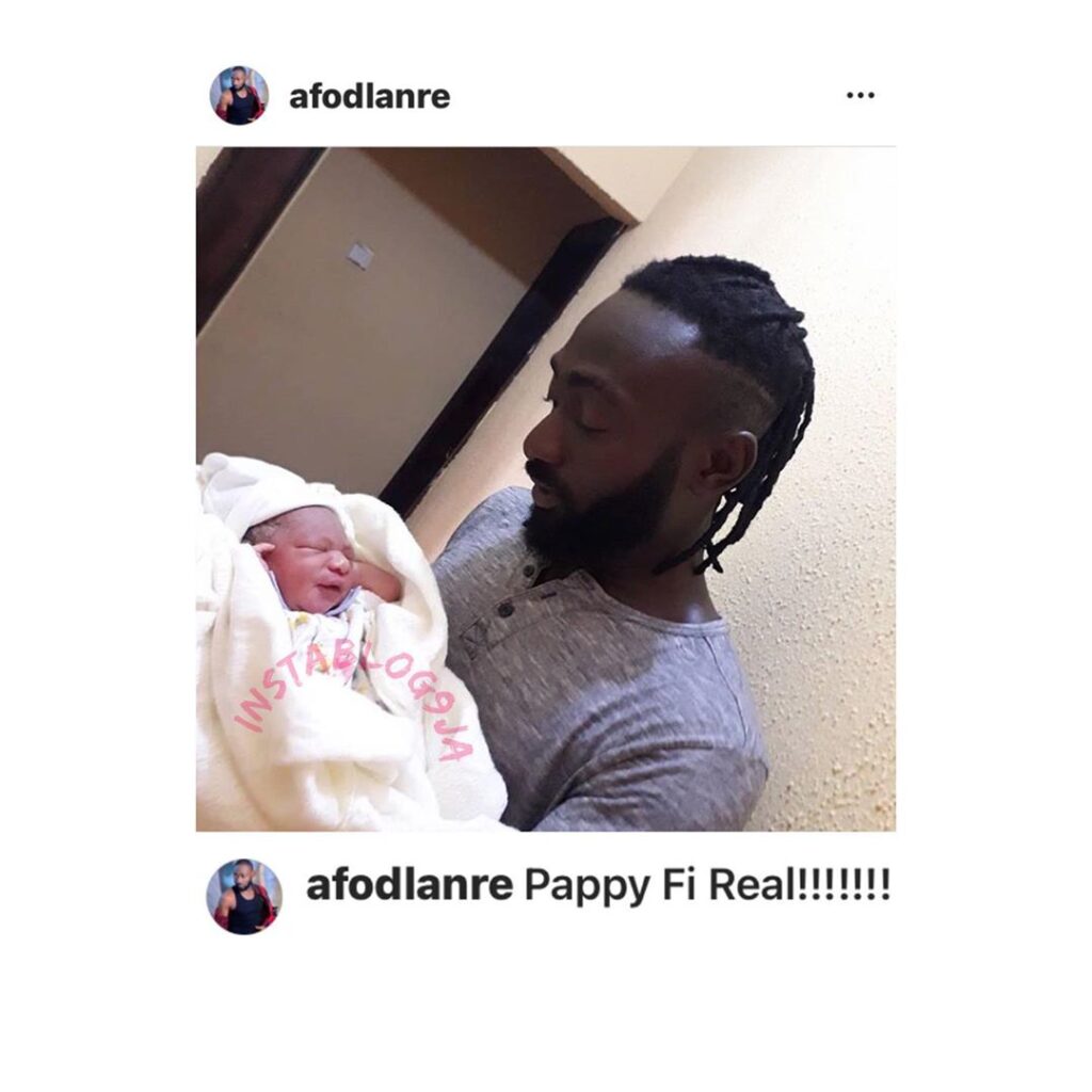 Actor Afod Lanre and wife welcome a baby