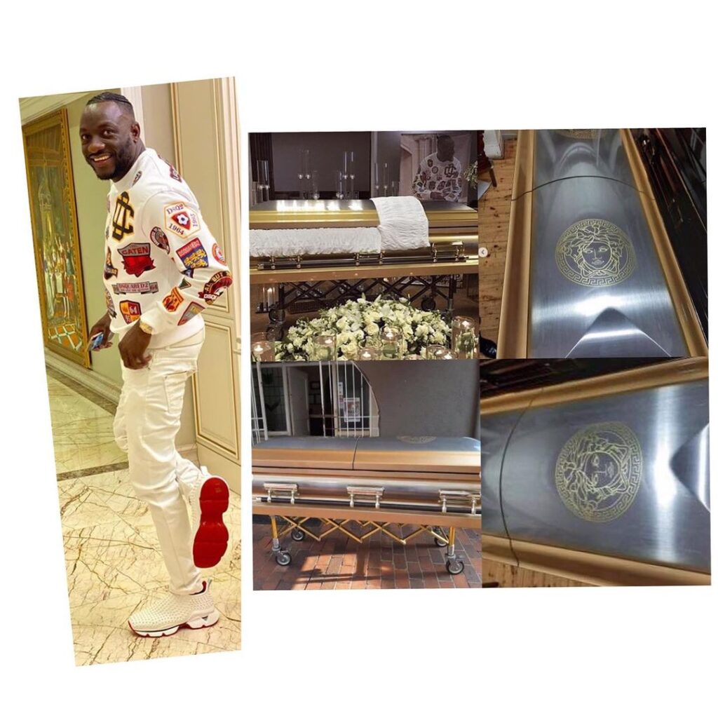 Ginimbi to be buried in a Versace  that allegedly costs between N1.9m to N4.5m