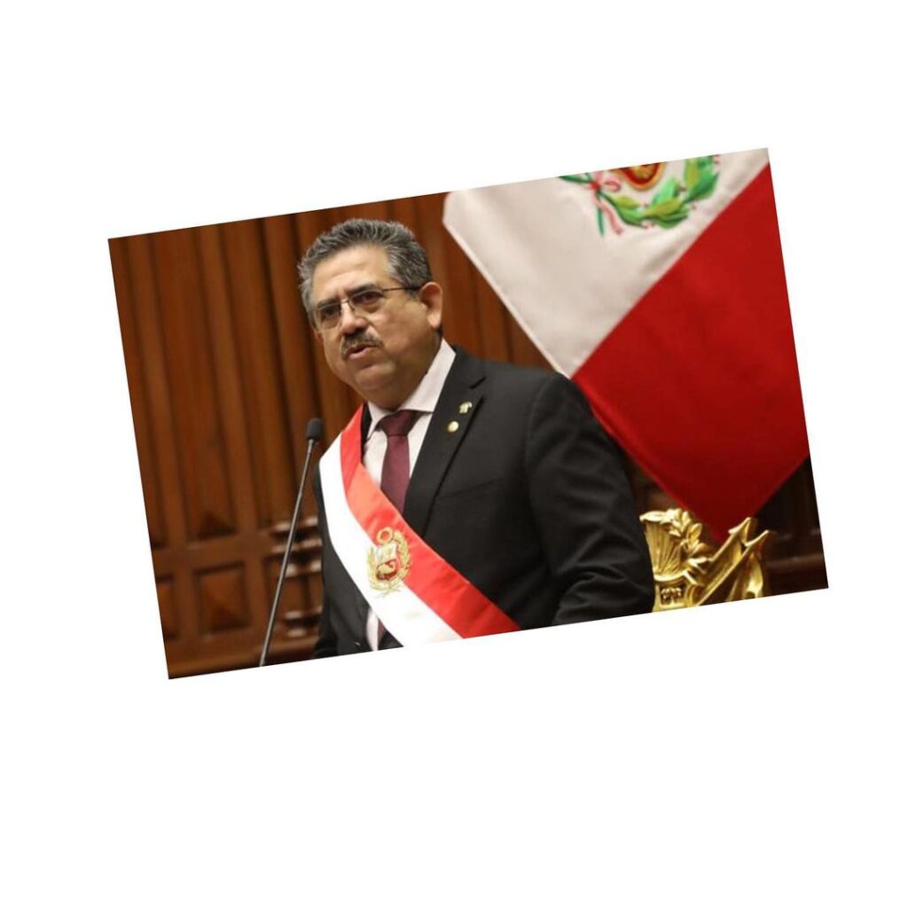 President Merino resigns after at least two protesters died  in Peru .