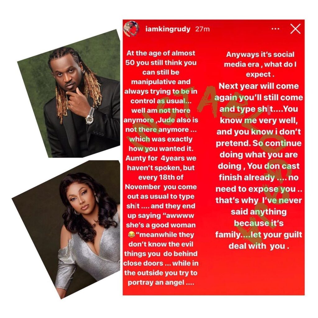 “You don cast finish already,” Paul Psquare reacts to Peter’s wife, Lola’ birthday post. [Swipe]