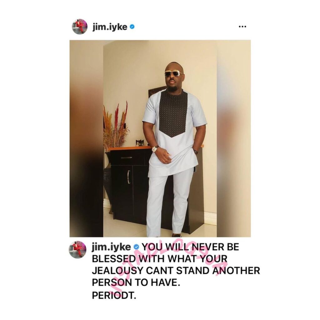Why you should not be jealous of others — Actor Jim Ikye