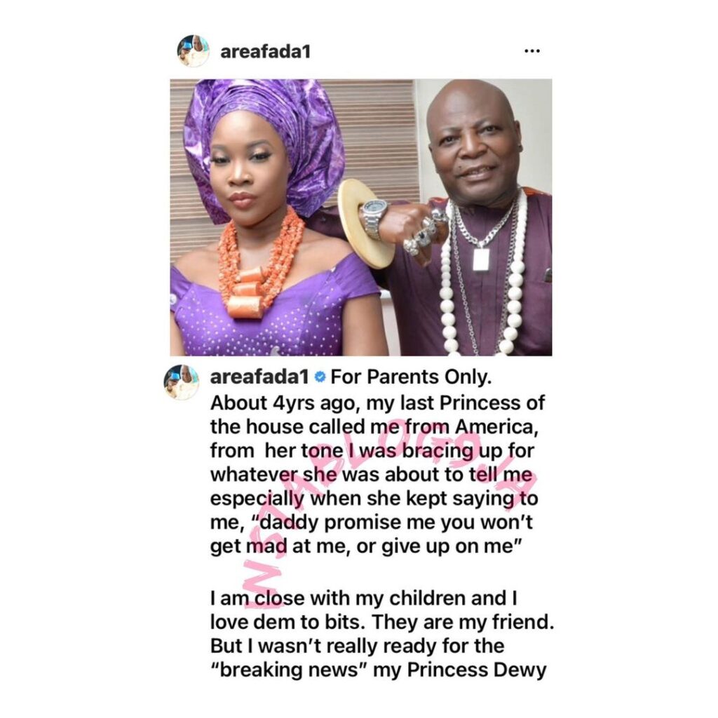I am grateful to have a gay child — Singer Charly Boy [Swipe]