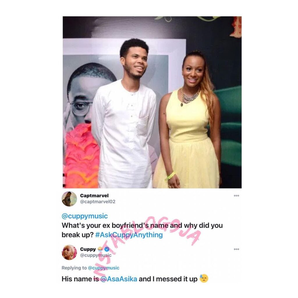 “I messed it up,” DJ Cuppy reveals why she broke up with Davido’s manager, Asa
