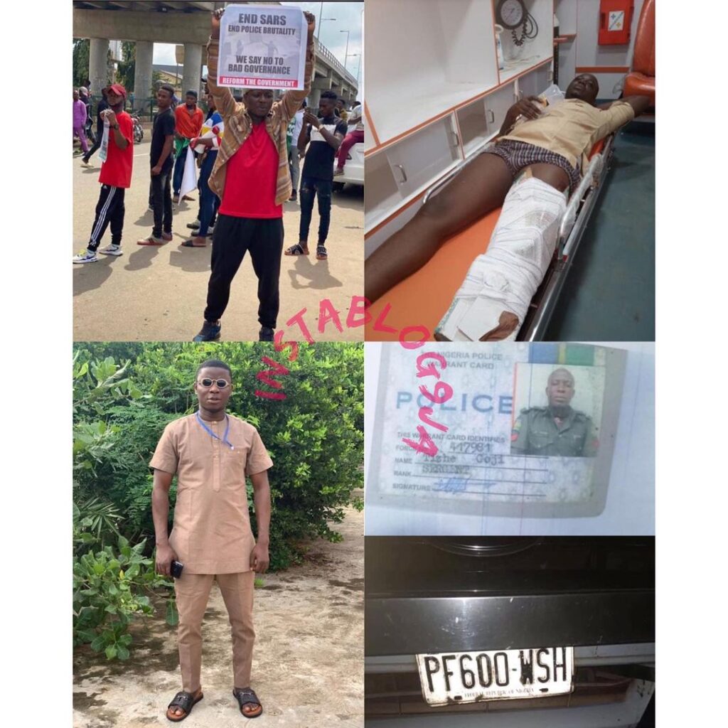 Prominent EndSARS protester shot dead by drunk policemen, another one critically injured