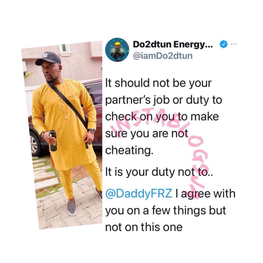 It’s not your duty to ensure your partner does not cheat — OAP Dotun tells DaddyFreeze [Swipe]