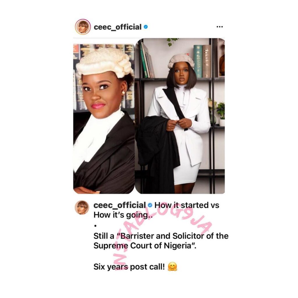 “Know who you’re coming for,” says Reality star, CeeC, as she debunks rumor that she didn’t pass her bar exams. [Swipe]