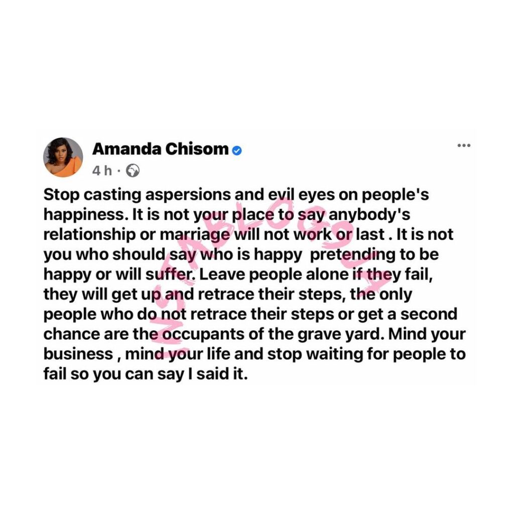 Blogger Amanda Chisom sends a stern warning to the association of social media witches and wizards