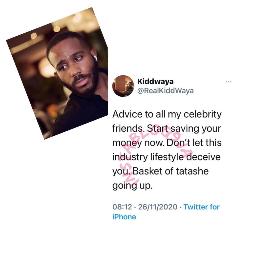 BBN’s KiddWaya advises his celebrity friends