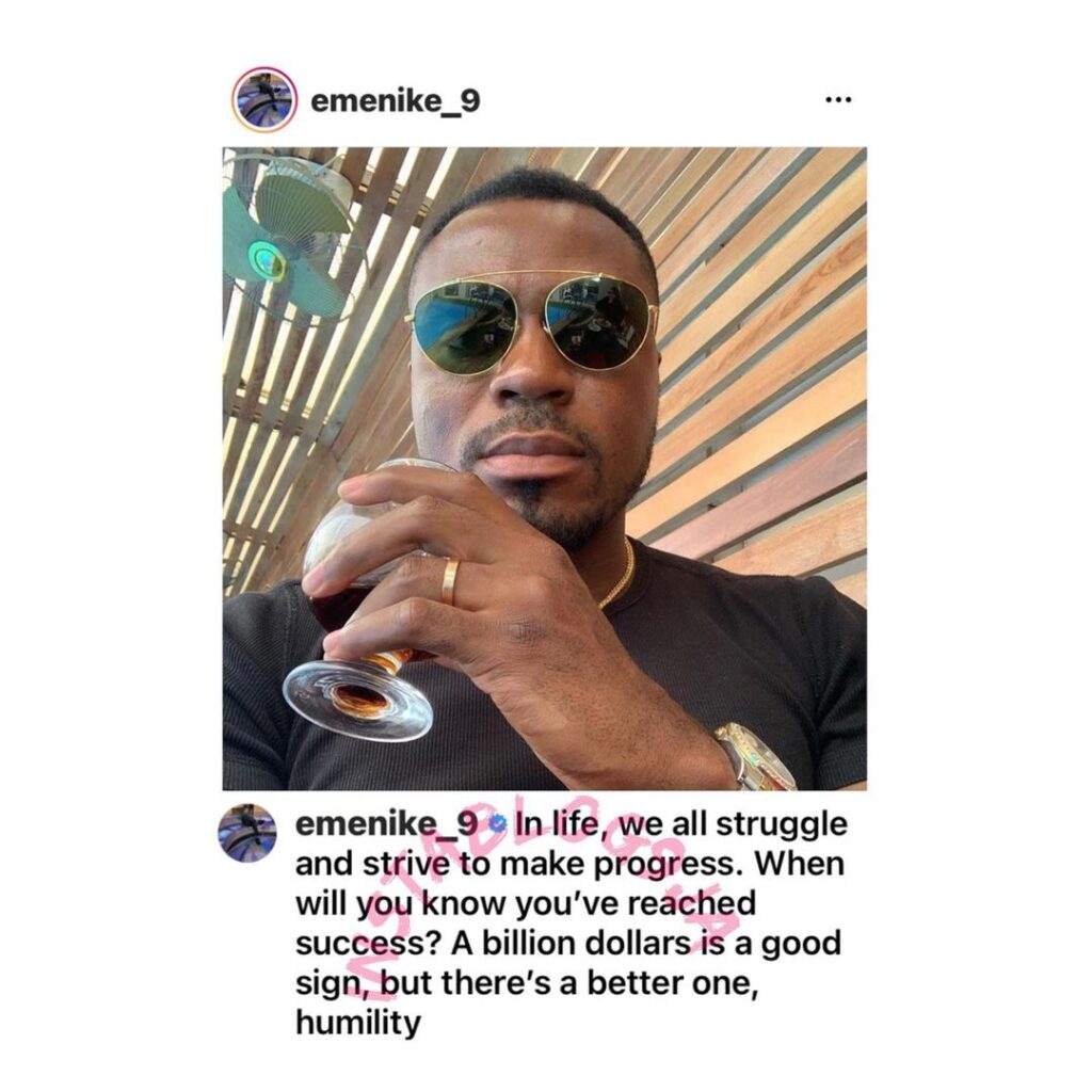 How to know you’ve attain success — Footballer Emmanuel Emenike