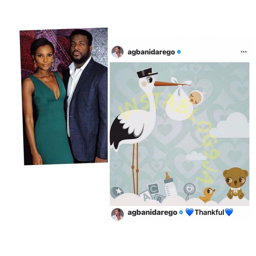 Model Agbani Darego and husband welcome second child