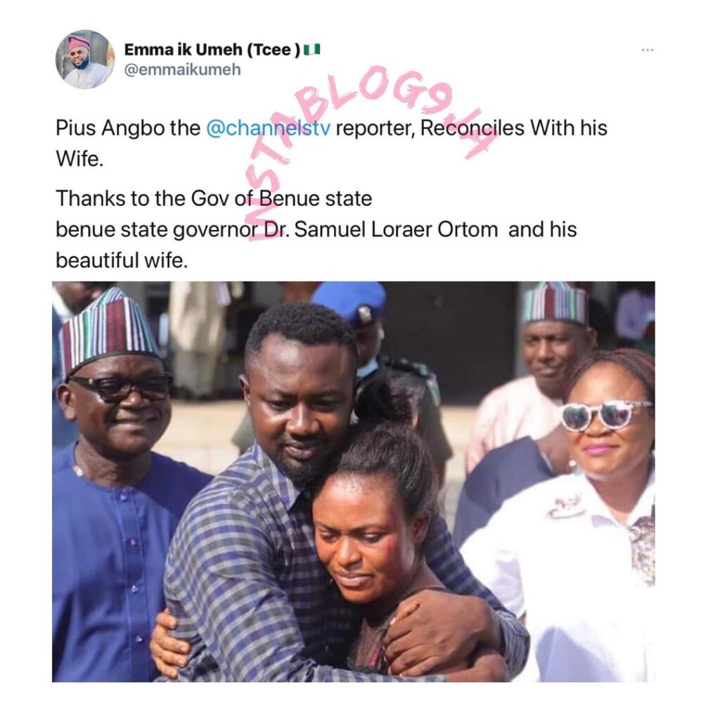 Journalist alleged of battery reconciles with wife, welcomes her with warm embrace [Swipe]