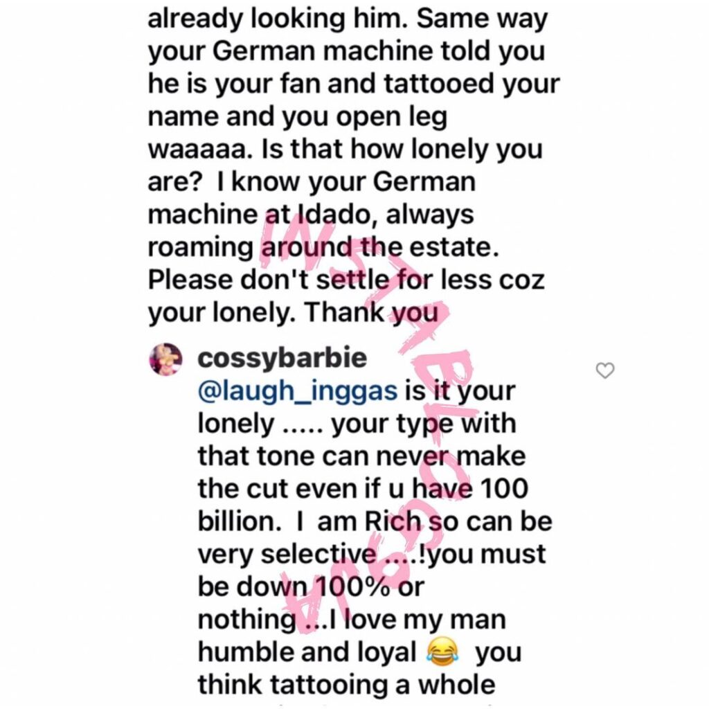 Days after her engagement crashed over domestic violence, actress Cossy Orjiakor shows off her new man. Explains why she settled for him [Swipe]