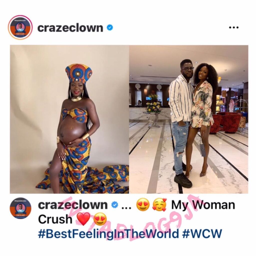 Comedian CrazeClown and his fiancée are expecting their first child together