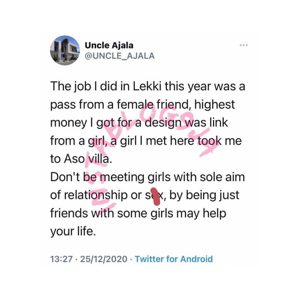 You shouldn’t be meeting girls just for knacking — Architect Ajala advises men