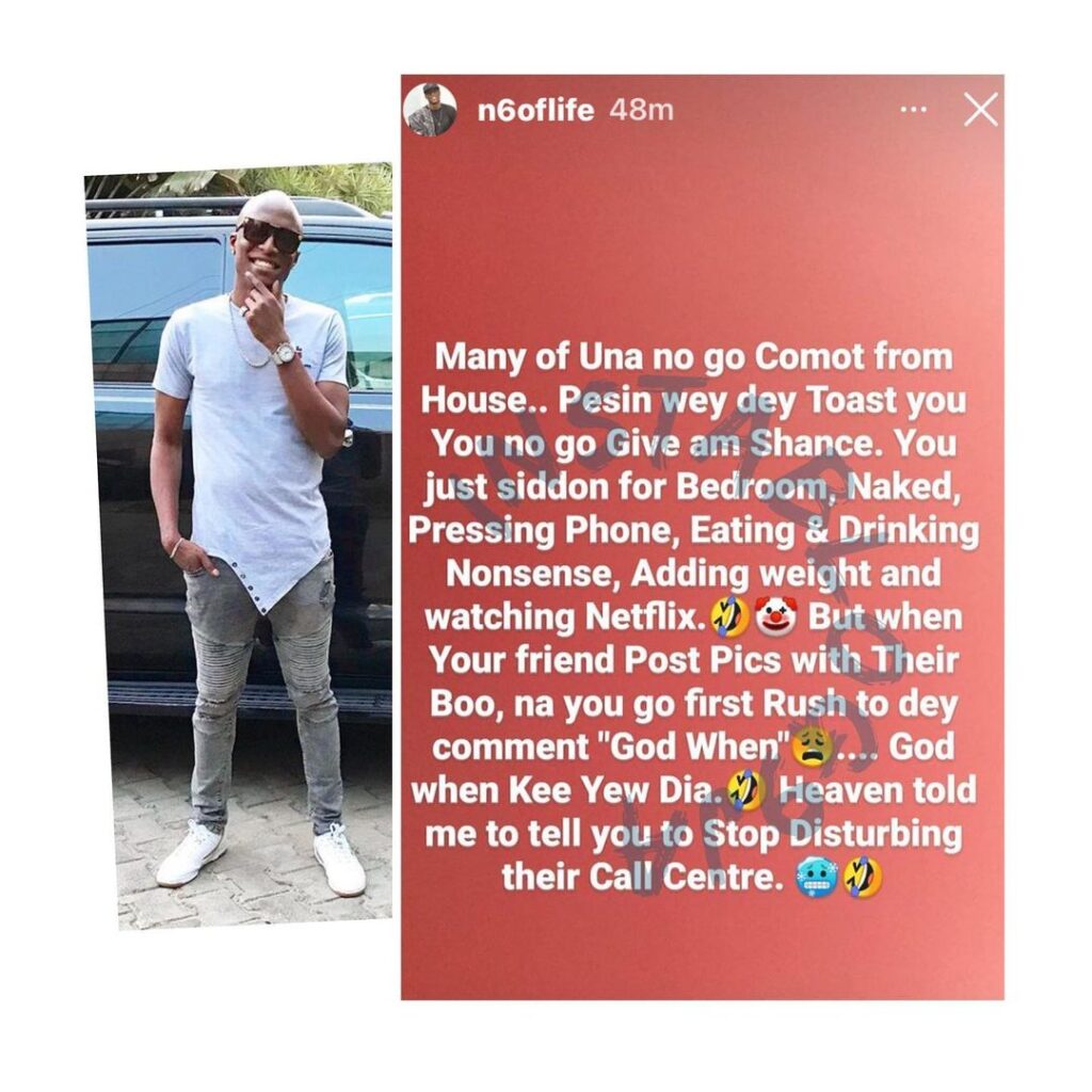 OAP N6 calls out the hypocrisy of the members of the “God when?” gang