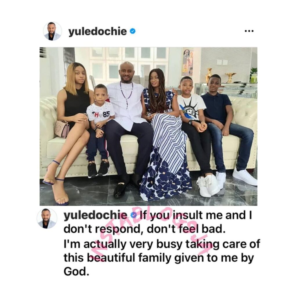 Why I don’t respond to insults online — Actor Yul Edochie