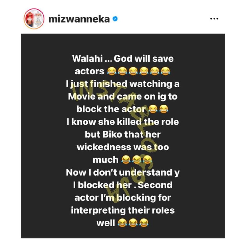 Businesswoman Nkrumah blocks an actress on IG for being wicked in a movie